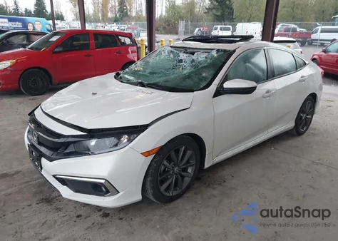 2020 Honda Civic Ex from USA, damaged, VIN 19XFC1F35LE220142
